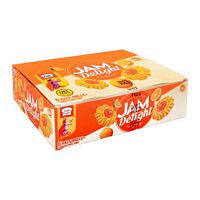 Peek Freans Jam Delight, Orange, 6 Half Rolls